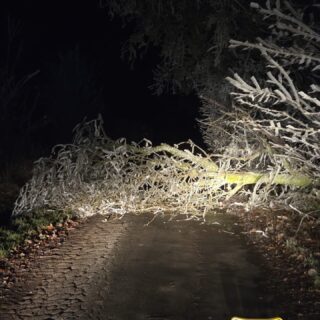 Sperrung Hesselbacher Straße zwischen Friedhof und Tierheim aufgrund von Eisbruch
Die Feuerwehr musste heute die Hesselbacher Straße zwischen Friedhof und Tierheim aufgrund von Eisbruch sperren. Eine Durchfahrt ist derzeit nicht möglich.
Bitte den Bereich meiden und vorsichtig unterwegs sein.
https://www.wuerzberg.info/?p=6888
@feuerwehrwuerzberg #würzberg #michelstadt